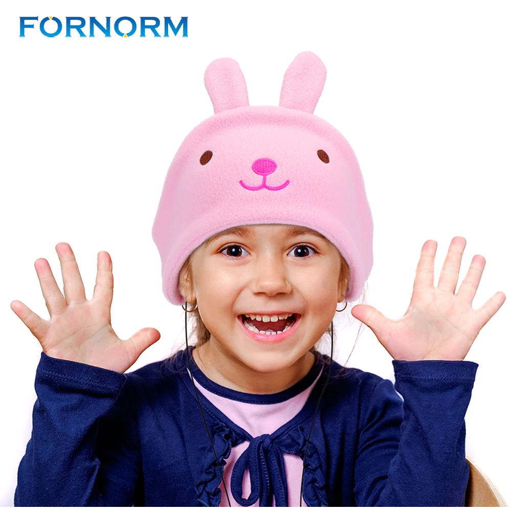 

Fornorm Sleep Headphone Soft Safe Headband Children's Rabbit Earphones Kids Music headband Wired Adjustable Washable For Sleep