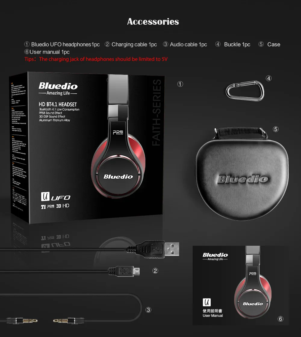 Bluedio UFO Wireless Bluetooth Headphones Pakistan brandtech.pk