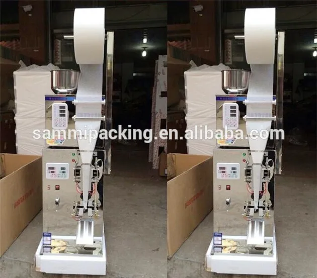 

Full automatic filter paper tea bag making machine for three side sealing bag