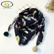 1PC2017 осенне-зимний детский треугольный хлопковый шарф тонкие милые маленькие шарфы для мальчиков и девочек мягкие шарфы для маленьких детей