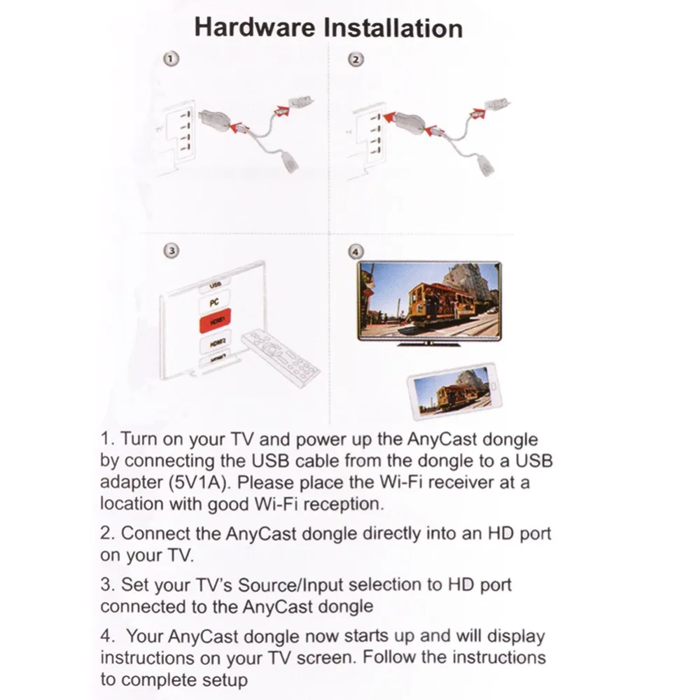 2,4 г M2 Plus Anycast Miracast любой литой беспроводной DLNA трансляции записи HDMI Wifi дисплей зеркальный телевизор ключ приемник для IOS Android