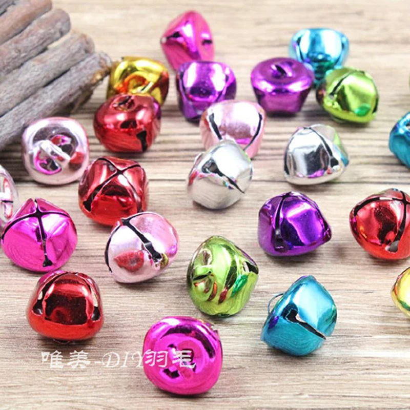 

25mm Christmas bell copper bell pet necklace pendant DIY 10 pcs