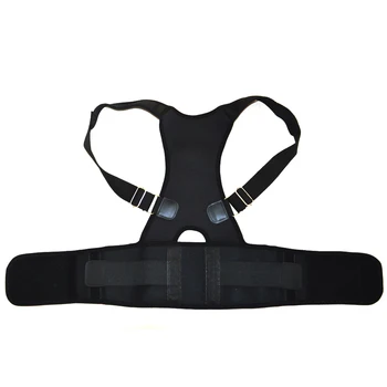 

Adjustable Black Orthopedic Shoulder Posture Correction Belt For Back Brace Spine Support Men Elastic Lumbar Support Belt Corset