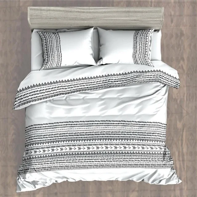 Nordic Brief Style Bedding Sets Queen Size 4pcs Bohemian Duvet