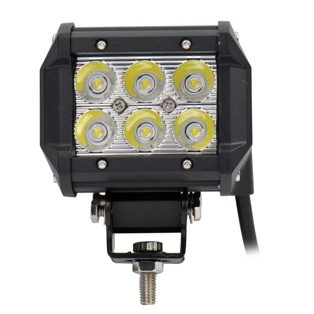 

18W LED Works Light Bar 4 Inch Driving Headlight Offroad Car Truck Work Lamp SLC88