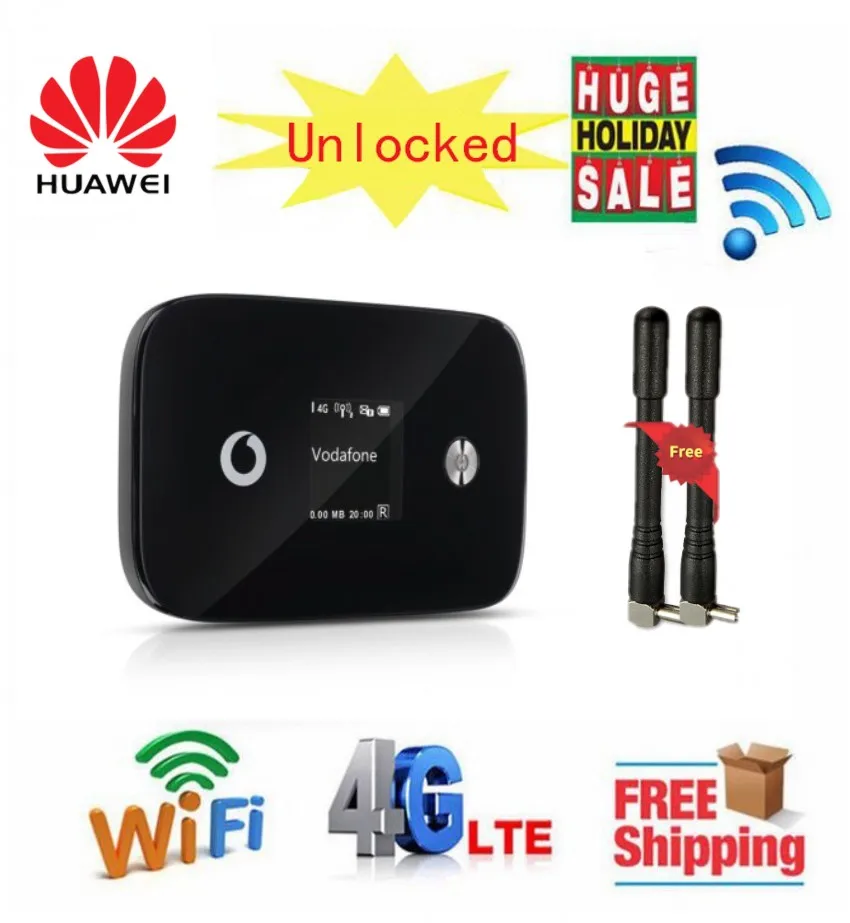 Оригинальный разблокирована Huawei Vodafone R226 300 Мбит/с Cat6 карман 4G LTE Wi-Fi роутера Поддержка