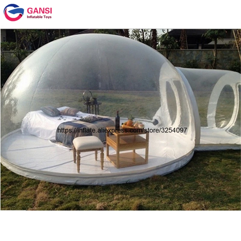 Горячая Распродажа, надувная палатка для кемпинга с прозрачными пузырьками