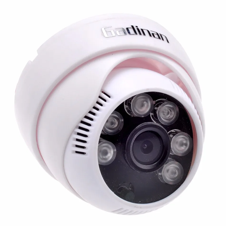 Gadinan CMOS 800TVL/1000TVL 2.8mm Lens Security IR 6 Array LEDs CCTV Indoor Cam Night Vision Surveillance HD Dome Camera wifi camera system