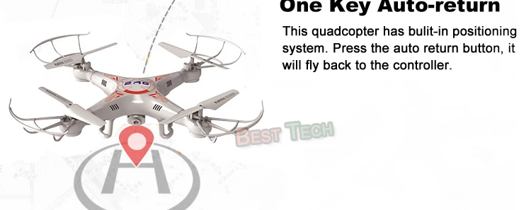 X5C-1 RC Drone with Headless Auto-return Professional Remote Control X5C Quadcopter 2.4G Drones can add 720P HD Camera  5