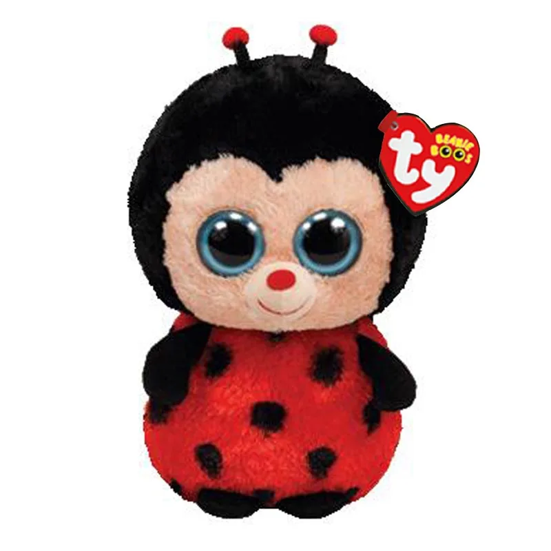 

Ty Beanie Boos Stuffed & Plush Animals Ladybug Doll Toys With Tag 6" 15cm
