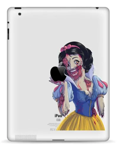 GOOYIYO- планшет частичный стикер виниловая переводная наклейка, имиджевый Белоснежка кожи дл Ipad 234 Air Pro 9,7 Mini 7,9 Tablet