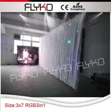 3*7 м светодиодный гибкий занавес для сцены