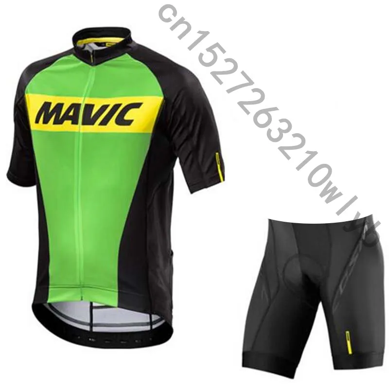 Для велоспорта Mavic Jersey Pro Team с короткими рукавами комплект велосипедной одежды Ropa Ciclismo велосипедная одежда спортивный костюм 9D Pad