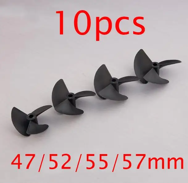 10pcs Nylon propeller for RC Boat 3 blades semi submerged propellers 4