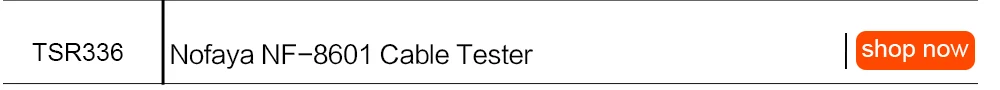 Оригинальный Noyafa NF-8601W провод трекер для BNC PING POE RJ11 телефонной линии RJ45 локальной сети кабельного тестера Диагностика тон детектор