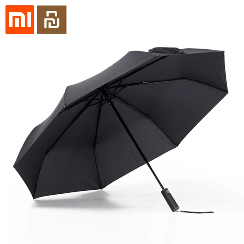 Xiaomi Mijia автоматический складной зонт Солнечный дождливый Bumbershoot алюминиевый