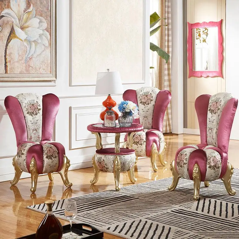 ProCARE Unique design bumpkin coffee table set purple-3  
