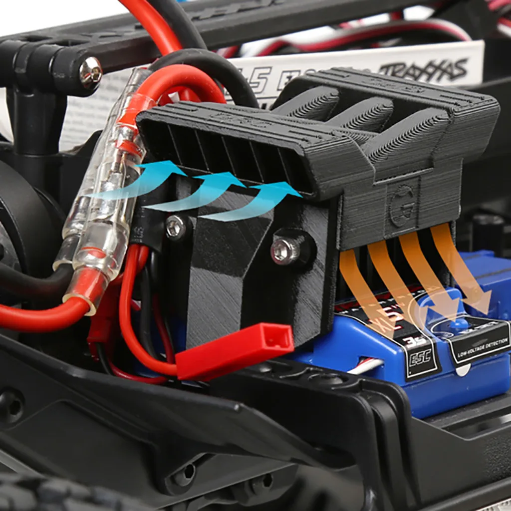 

OMESHIN For The 1/10 RC Crawler Trailer RC ESC for TRX-4 And for TRX4 Auto Radiator Cooling Accessories