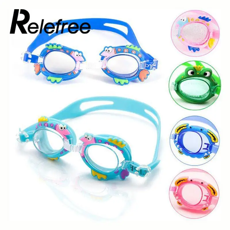 Relefree очки для детей Анти-туман плавать очки мальчик оптически уменьшить блики дайвинг серфинг девушка очки глаза носить от 1 до 9 г