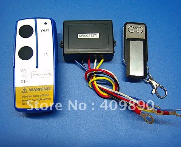 

Free shipping Wireless Winch Remote Control Kit For Jeep ATV Handset Gorilla Bulldog
