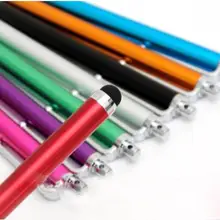 Универсальный цветной металлический стилус ручка с сенсорным экраном для iPhone 5 4S iPad samsung сенсорный смартфон планшетный ПК 1000 шт/партия