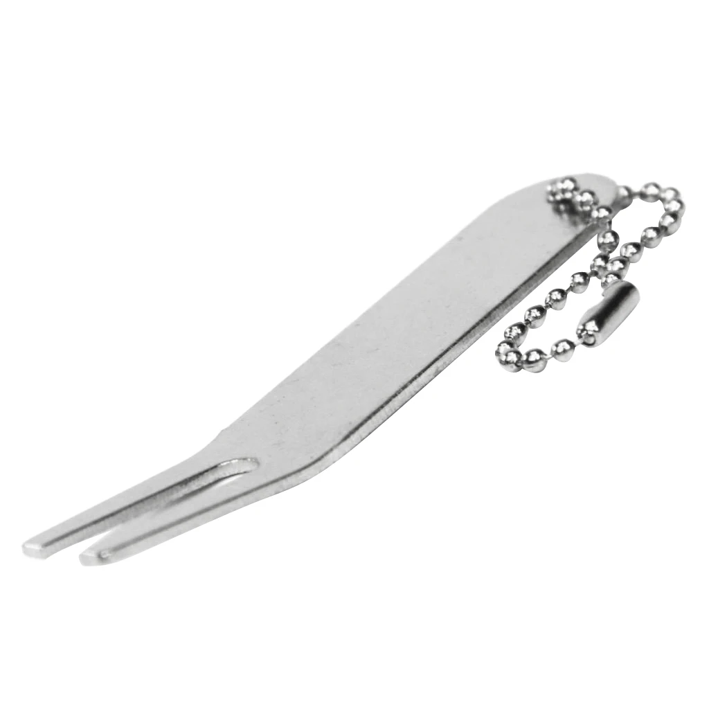 Portable Curved Golf Fork Prongs Repairing Tool For Divot Pitch Repairing Golf Training Aids Golf Learner Accessories