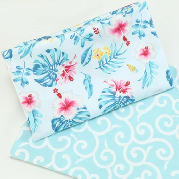 

flower cotton fabric,Meter fabric diy handmade patchwork fabric cotton cloth home textile