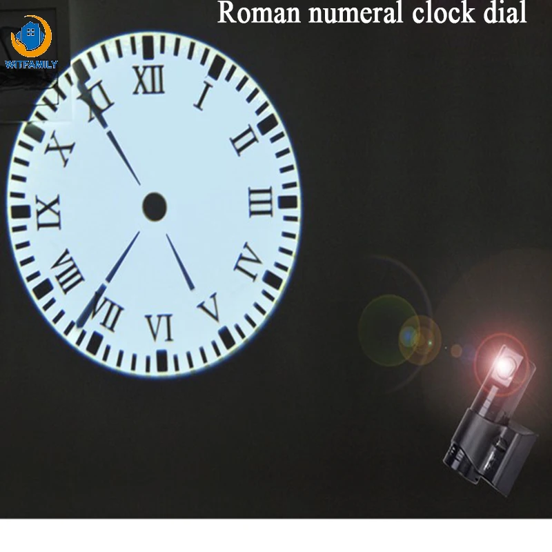 

Hot Home Decoration LCD Display 5Colors Watch Arab Roman clock dial LED Projection Clock USB charger Remote Control Wall Clock