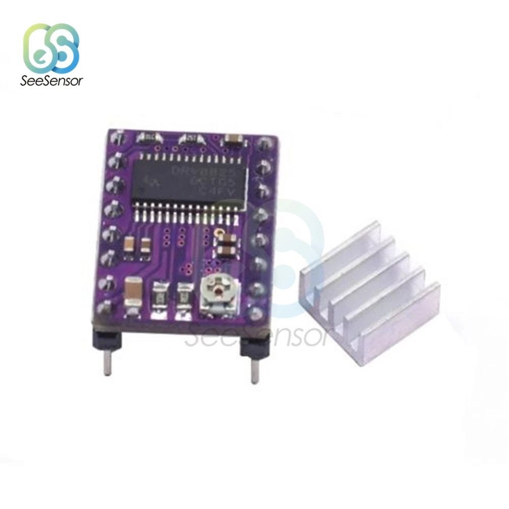 Запчасти для 3D принтера StepStick A4988 DRV8825 шаговый двигатель драйвер модуль с