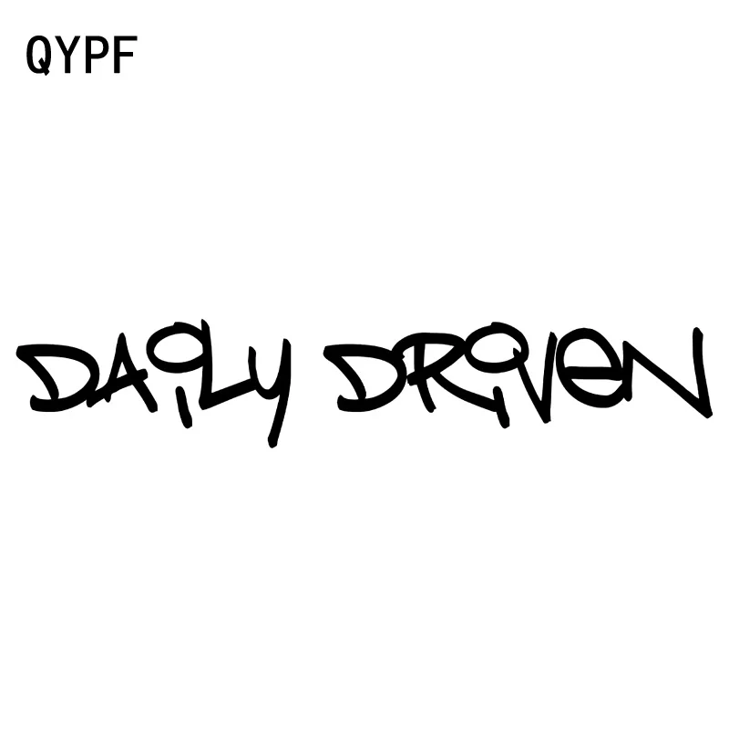 

QYPF 19.3CM*3.5CM Fashion Funny Daily Driven Car Sticker Vinyl Decals Motorcycle Car Styling C15-2106