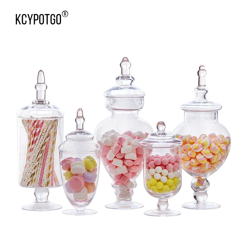 Бак для хранения KCYPOTGO в европейском стиле/Стеклянная банка конфет подходит дома