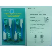 20PCS=5PACKS Electric Vitality Sonic Complete Compatible Oral b SR-12A SR 18A Toothbrush Heads Replacement Neutral Package