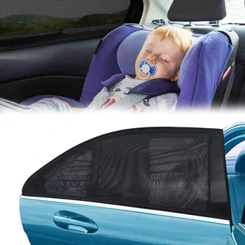 

Universal 2PC Kid Toddler Car Window Sunscreen Rear Infant Window UV Protection Dropshipping Baby Protection Accessories #L15