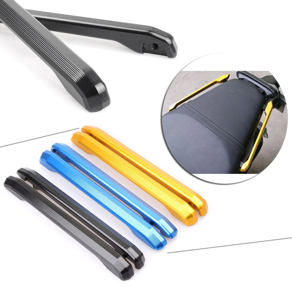 2PC Moto Rear Passenger Seat Grab Bar Handle Hand Rail For YAMAHA MT09