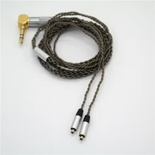 Upgraded Replacement for VJJB N1 Earphone Headphone Cables Cord Plated Silver Volume Control for Iphone Mp3 Android IOS