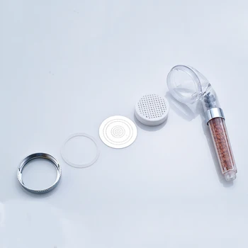 

Bathroom Water Therapy Shower Anion Spa Shower Head Water Saving Rainfall Shower Filter Head High Pressure Abs Spray