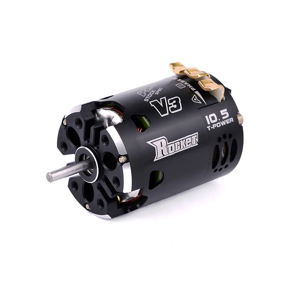 

Rocket 540 V3 10.5T Sensored Brushless 7.2 Spec Competition RC Car Motor With Two Way Inductive RC Model Spare Parts Accessories