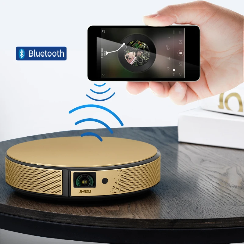 JMGO E8 HD проектор 750 ANSI люмен Smart Beamer Встроенный Android wifi Bluetooth динамик. IN USB Поддержка