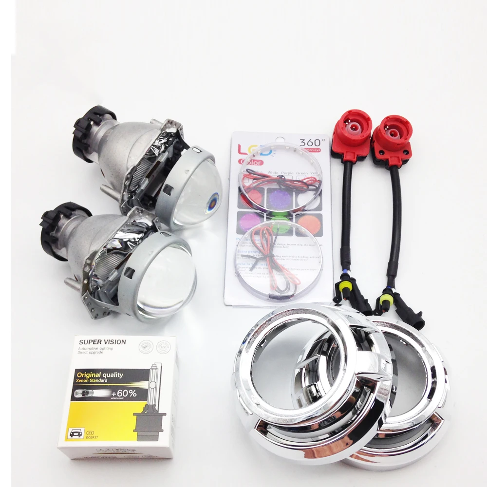

Hella 3R G5 Projector Lens Kit HID Bi xenon D2S D1S D3S D4S With Shroud Devil Eyes Modify Head Light Lamp Upgrade