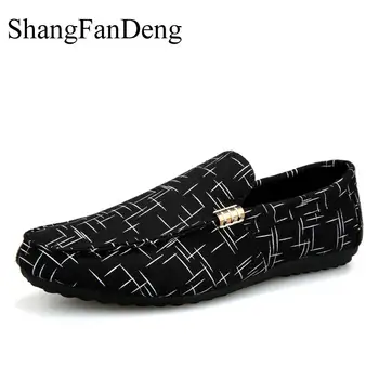 

Fashion Men's Shoes Canvas Breathable Men's Casual Shoes Falt Light Youth Loafers Men's Sneakers Classic Business Hombre Zapatos