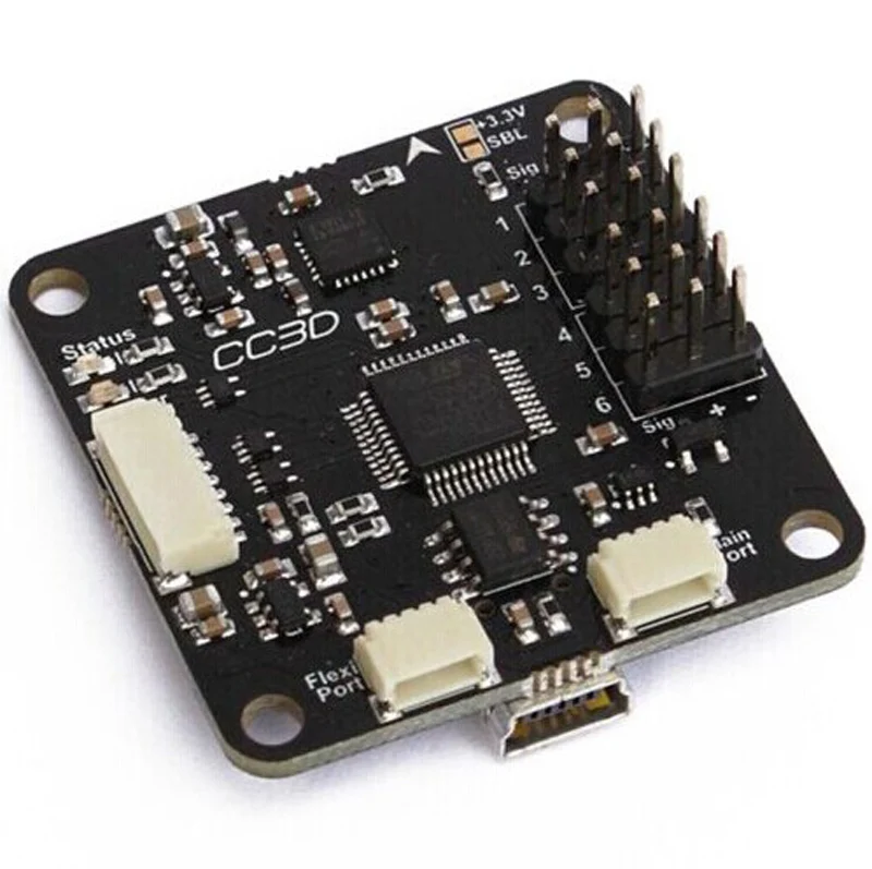 1 шт. защитная коробка CC3D для управления полетом Openpilot Board белая подходит RC QAV250 WASP
