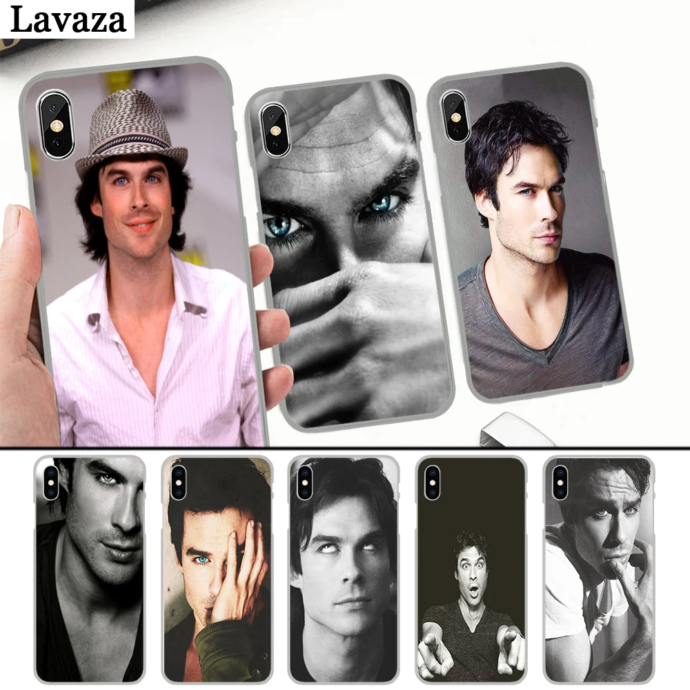 

Lavaza The Vampire Diaries Ian Somerhalder Hard Case for iPhone 4 4S 5 5S 5C 6 6S 7 8 Plus X XS MAX XR