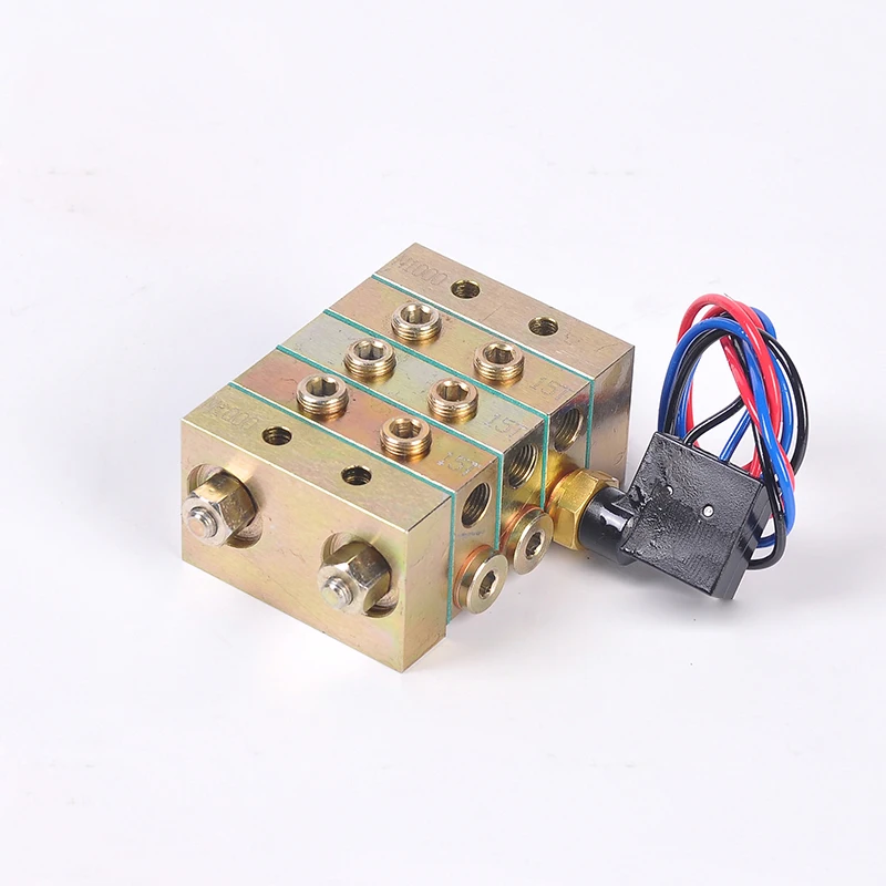 

1pc 1000/2000/3000 Type volume Monolithic Oil Distributor/seperator valve/divider centralized lubrication with Pressure sensor