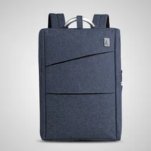 Рюкзак для ноутбука, мужской рюкзак, квадратный бизнес-ноутбук, анти-вор, водонепроницаемая школьная сумка, студенческий Школьный рюкзак, мужской рюкзак