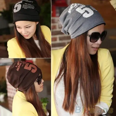 

2016 Unisex Women Men Note Five Hip-hop Baggy Beanie Hat Cool Dance Cotton Blend Cap 8OGW