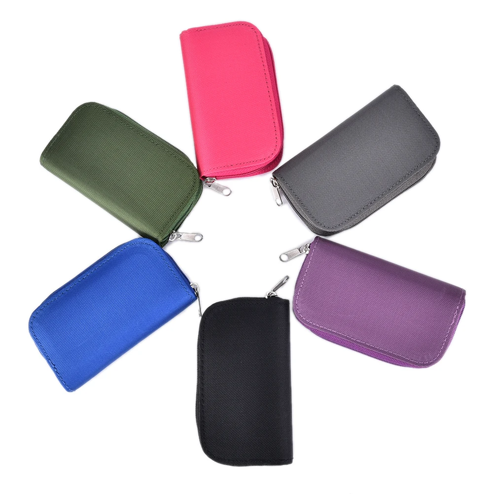 2017 Fashion Carrying Case Bag for SDHC and SD Cards Card Holder Potable Memory Card Holder  Clutch Wallets