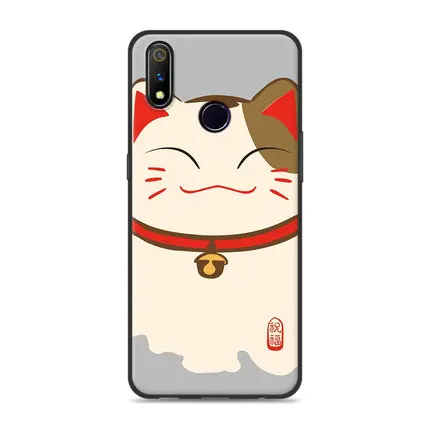 6," силиконовый чехол для OPPO Realme X Lite, чехол для телефона из ТПУ с рисунком, мягкий чехол для телефона RealmeX lite, чехол-бампер - Цвет: A19