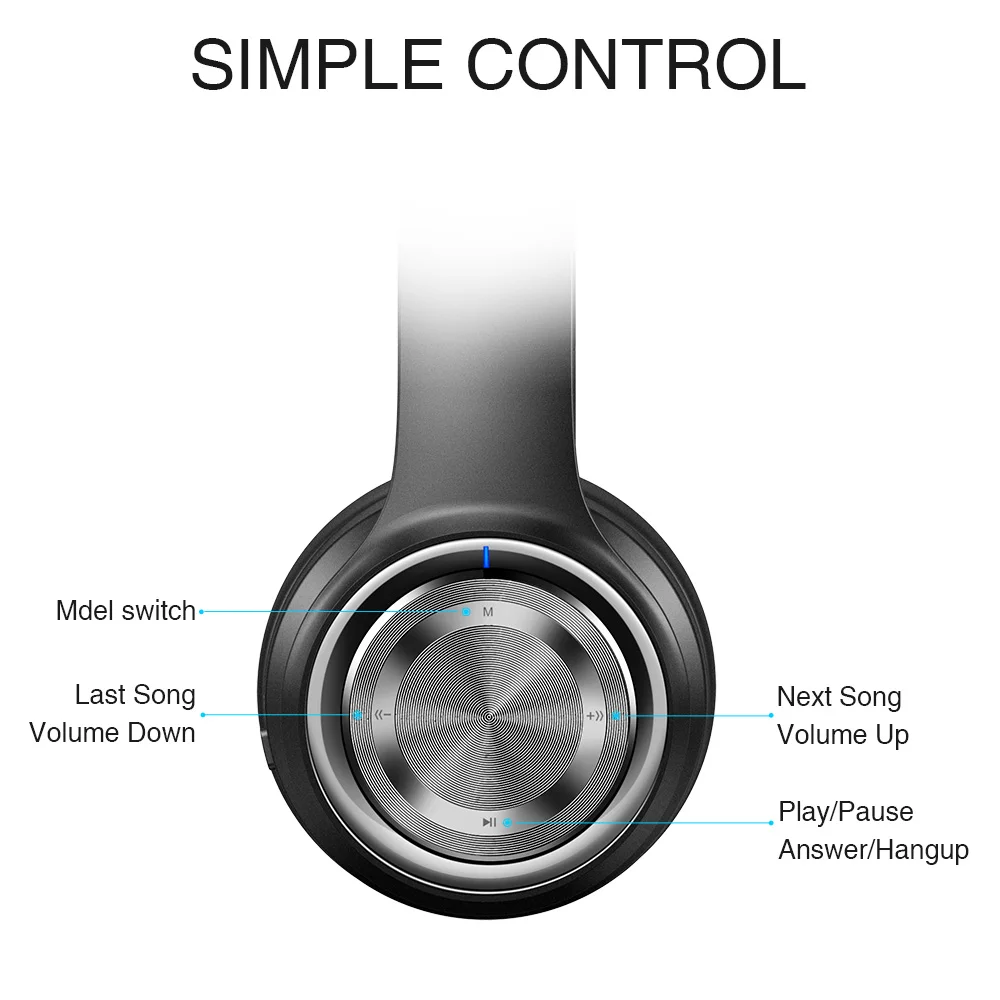 P26 Portable Wireless Bluetooth Headphone Foldable