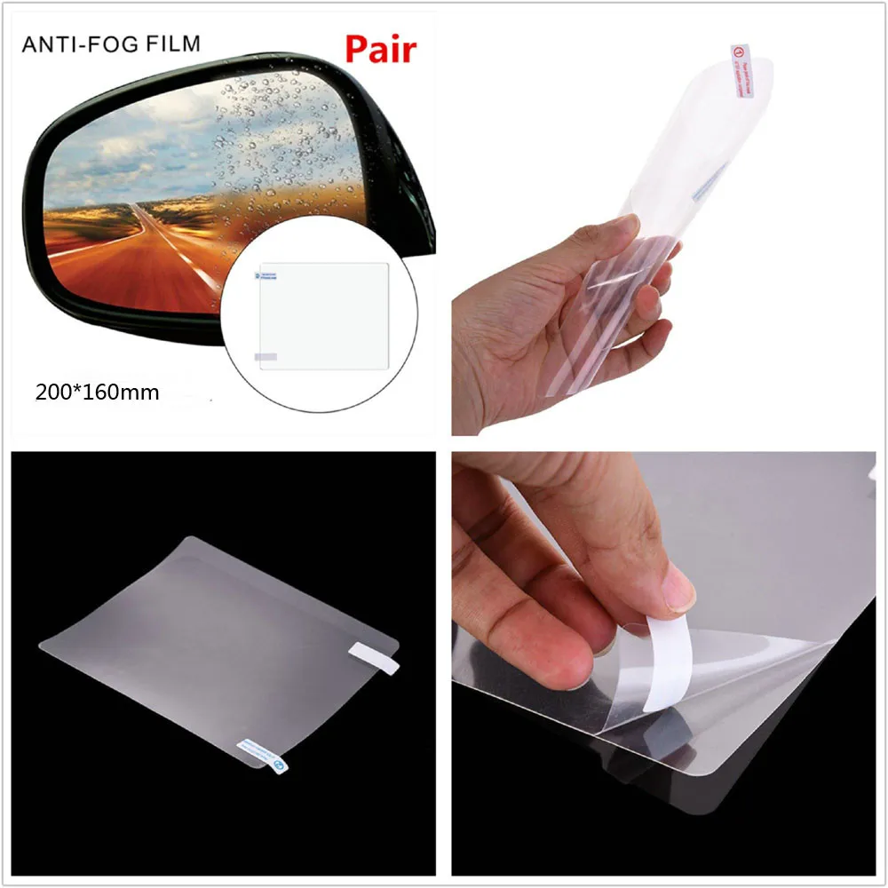 

CARPRIE Auto Anti Fog Rainproof Rear View Mirror Window Clear Protective Film 200*160mm Sep4 Drop Ship