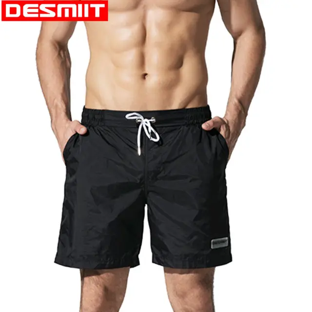 Desmiit Swimwear Men Swimming Shorts for Men Swim Boxer Swimming Trunks